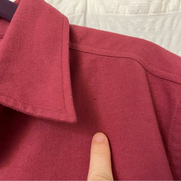Rustic Outfitters Mauve Button Down Cotton Women’s Shacket Size 2x - Picture 2 of 6